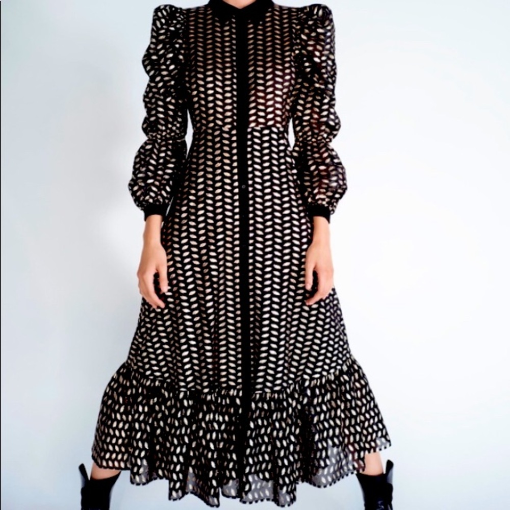 ZARA Midi Shirt Dress
